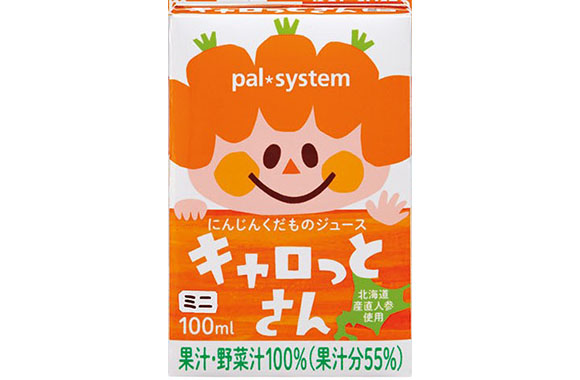 「キャロっとさんミニ」にんじんくだものジュース(AB)100ml×18